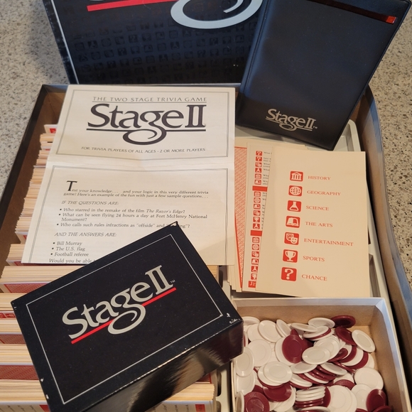 VTG 1985 Stage II: The Two Stage Trivia Game Milton Bradley✨️Complete - Picture 4 of 13